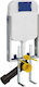 Creavit FGR7001 Built-in Plastic Low Pressure Rectangular Toilet Flush Tank