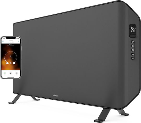 Duux Edge 2000 Grey Θερμοπομπός Δαπέδου 2000W με Ηλεκτρονικό Θερμοστάτη και WiFi 80x40cm