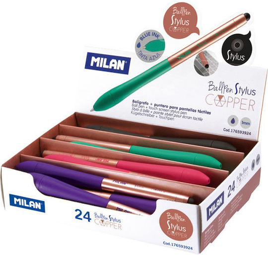 Milan Stylus Copper Στυλό Rollerball (Διάφορα Χρώματα)