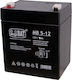 Megabat MB 5-12 UPS Battery with Capacity 5Ah and Voltage 12V 1pcs