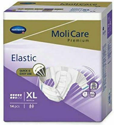 Hartmann Molicare Premium Elastic Incontinence Diapers 8 Drops XLarge 14pcs