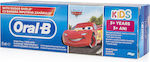 Oral-B Kids Disney Cars Pasta de dinți pentru 3+ ani 114520 75ml Cars