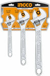 Ingco French Wrench 150mm 3pcs