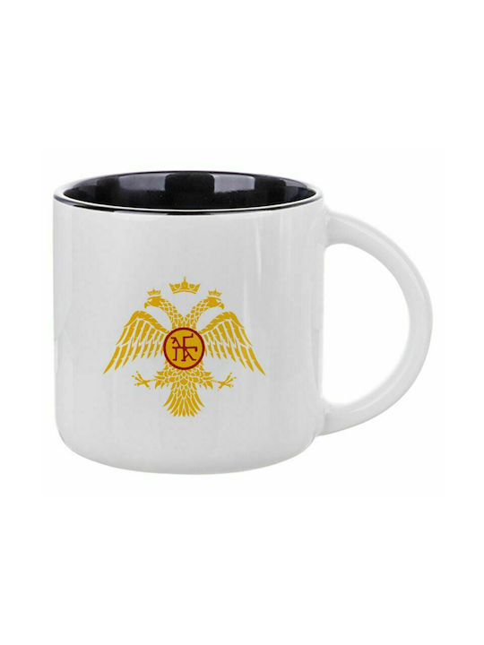 Byzantine Empire, Ceramic Mug 400ml White/Black