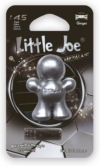 Cartech Αρωματικό Αεραγωγού Αυτοκινήτου Little Joe Metallic Τζίντζερ