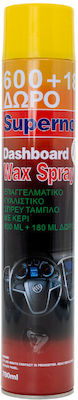 Spray Lustruire Polish pentru bord cu ceară de vanilie pentru Materiale plastice pentru interior - Tabloul de bord cu Aromă Vanilie Dashboard Wax Spray 780ml C1-22.1