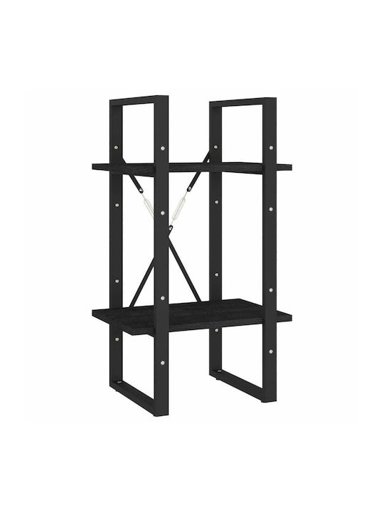 Bookcase Black 40x30x70cm