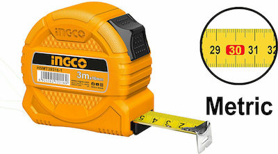 Ingco Tape Measure with Auto-Rewind 16mm x 3m