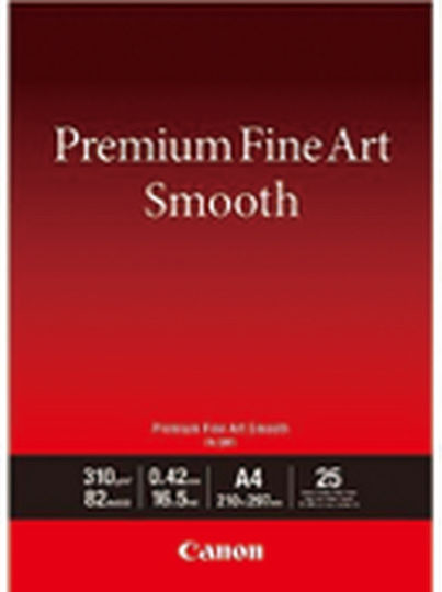 Canon FA-SM2 Fotopapier Glatt A4 (21x30) 310gr/m² für Drucker Tintenstrahl 25 Blätter