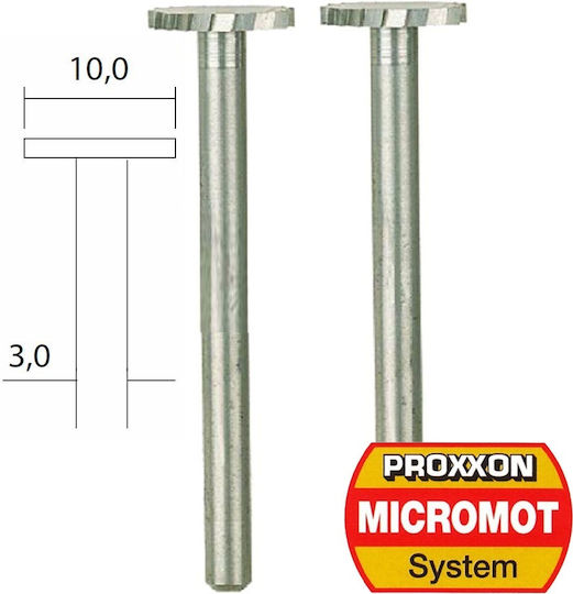 Proxxon Σετ Φρέζες Βολφραμίου για Μέταλλο \ Πλαστικό 2τμχ