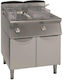 Giorik Fritteuse Gas Doppel 33kW Kapazität 2x17lt 80x90x90cm