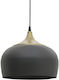 Click Pendant Light Black Bell with Socket E27 30x30x80cm
