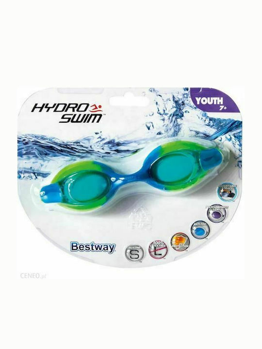 Bestway Ocean Crest Swimming Goggles Kids with Anti-Fog Lenses Multicolored