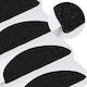 vidaXL Stair Mats Black 56cm 136390 15pcs