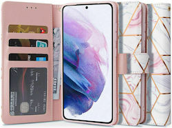 Tech-Protect Wallet Synthetisches Leder Marble (Galaxy S21 FE 5G) 93542