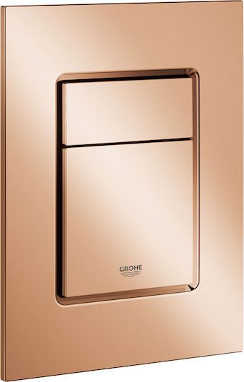 Grohe Skate Cosmopolitan S Flush Plate Dual Flush Warm Sunset
