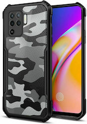 Tech-Protect Beetle Synthetic Back Cover Durable Camo Black (OPPO Reno5 Lite)
