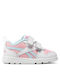 Reebok Παιδικά Sneakers με Σκρατς Cloud White / Pink Glow / Glass Blue