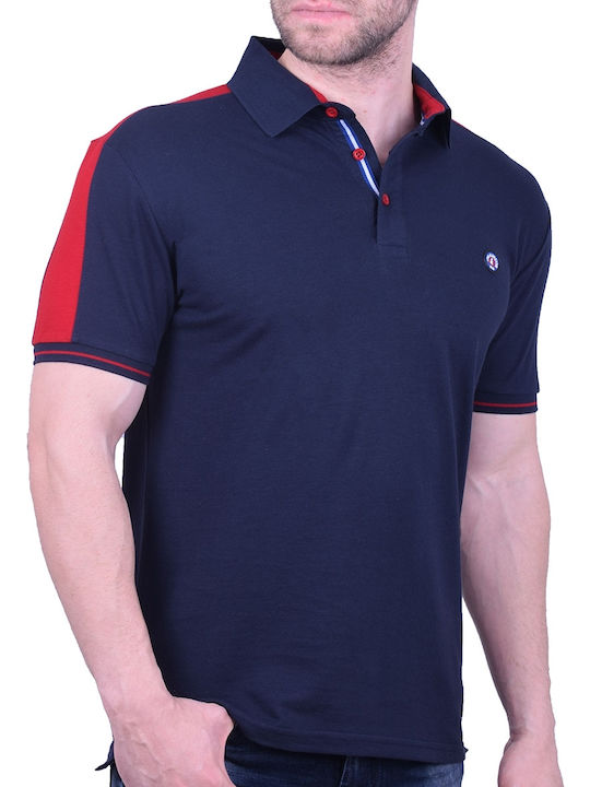 Splendid Polo Kurzarmbluse Marineblau