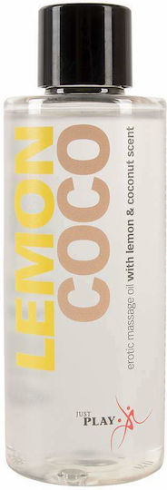 Just Glide Just Play Lemon Coco Massage Oil with Scent Lemon Coconut 100ml