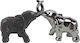 Karvounis Set of Decorative Elephants made of Ceramic 2pcs