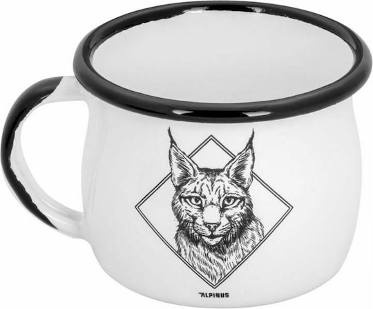 Alpinus Tasse Emaille Weiß 280ml 1Stück Alpinus Tasse Emaille Weiß 280ml 1Stück