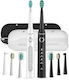 FairyWill D7 FW-507 Electric Toothbrush with Timer and Travel Case Black / White