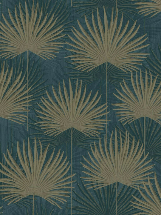 Wallpaper Blue / Brown L1005xW53cm