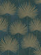 Wallpaper Blue / Brown L1005xW53cm