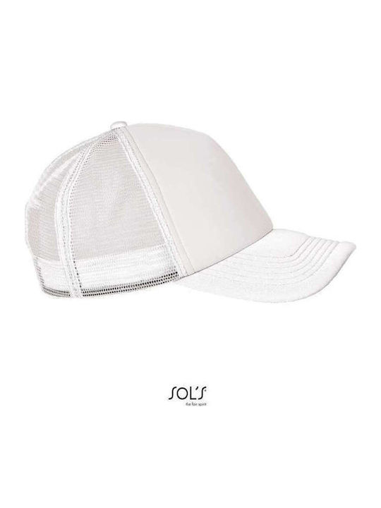 Sol's Παιδικό Καπέλο Jockey Bubble Λευκό Sol's Παιδικό Καπέλο Jockey Bubble Λευκό