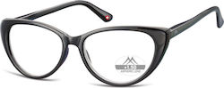 Montana Eyewear MR64 Γυναικεία Γυαλιά Πρεσβυωπίας +2.50 σε Μαύρο χρώμα