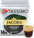Tassimo Capsule Espresso Jacobs Classico Compatibile cu Mașina Tassimo 16capace