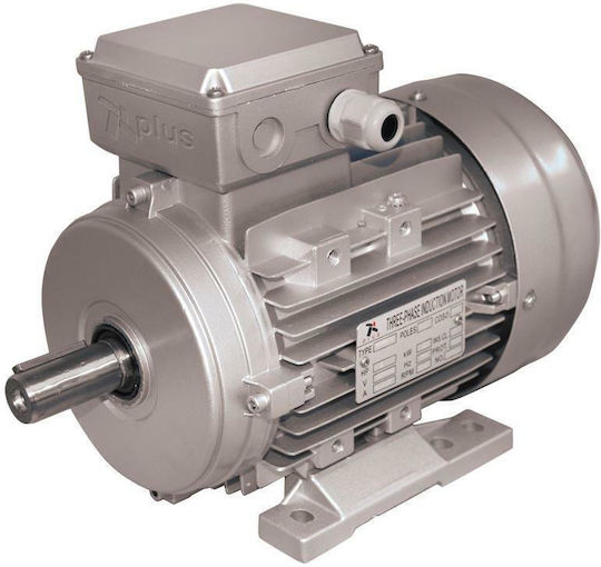 Plus MS100L22 Τριφασικός Ηλεκτροκινητήρας 5.5hp Μέγιστων Στροφών 2800rpm με Σφήνα 380V