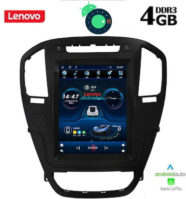 Lenovo Car Audio System for Opel Insignia 2008-2013 (Bluetooth/USB/AUX/WiFi/GPS/Apple-Carplay/CD) with Touch Screen 9.7"