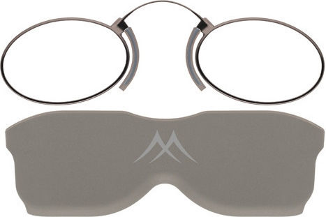 Montana Eyewear NR2 Reading Glasses +3.00 Pocket in Gray color