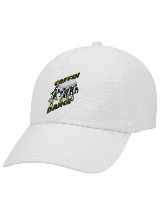 Coffin Dance!, Adult Baseball Cap White 5-panel (POLYESTER, ADULT, UNISEX, ONE SIZE)