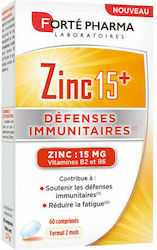 Forte Pharma Zinc 15+ 60 Comprimate Forte Pharma Zinc 15+ 60 Comprimate