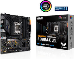 Asus TUF Gaming B660M-E D4 Motherboard Micro ATX με Intel 1700 Socket