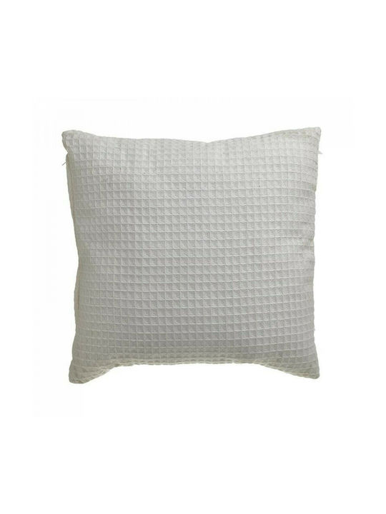 Click Sofa-Kissen aus 100% Baumwolle White 4Stück 45x45cm.