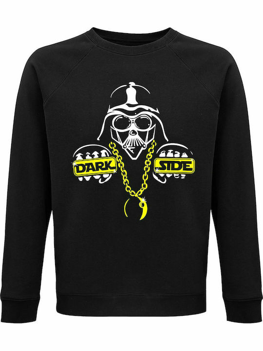 Hanorac unisex, organic " Bine ați venit în partea întunecată, Darth Vader, Star Wars ", negru