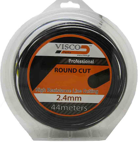 Visco Parts 2444 Linie pentru tăierea ierbii Rotundă De lungime 44m și de grosime 2.4mm