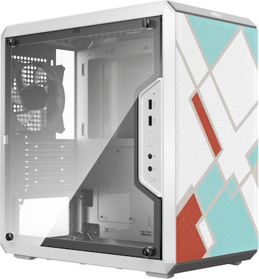CoolerMaster MasterBox Q300L Gaming Mini Tower Κουτί Υπολογιστή με Πλαϊνό Παράθυρο Retro