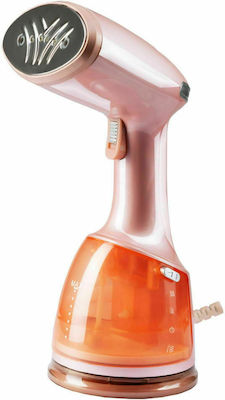 Hausberg HB-7900RZ Hand Garment Steamer 1500W with Container 220ml Pink