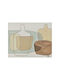 Inart Vases Painting on Canvas 100x80cm