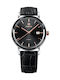 Jowissa Magno Watch Battery with Black Leather Strap