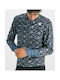 Sportful Pixel Jacket ZLV061 Waterproof Cycling Windbreaker Jacket Long sleeve Blue