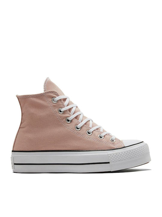 Chuck Taylor All Star Lift Canvas Flatforms Μποτάκια Ροζ