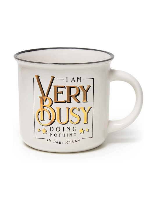 Legami Milano Very Busy Mug from Porcelain Beige 350ml