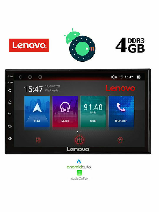 Lenovo SSX 9907_GPS Deck Ηχοσύστημα Αυτοκινήτου Universal 2DIN (Bluetooth/USB/WiFi/GPS) με Οθόνη Αφής 7"