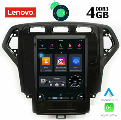 Lenovo SSX 9957_GPS Tesla Style Ηχοσύστημα Αυτοκινήτου για Ford Mondeo 2007-2010 (Bluetooth/USB/WiFi/GPS) με Οθόνη Αφής 9.7"